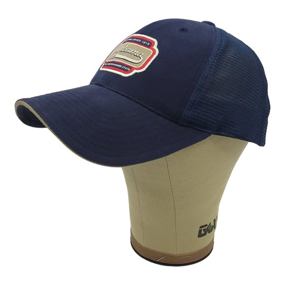 Alabama USA  Yellowhammer State Mesh Tuck Strap Cap Trucker Hat American Needle - Picture 2 of 12